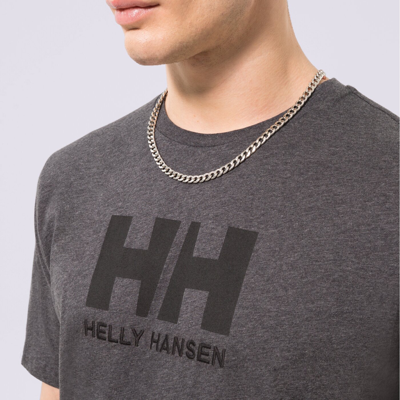 Мъжка тениска HELLY HANSEN ТЕНИСКА HH LOGO ТЕНИСКА 33979982 цвят сив