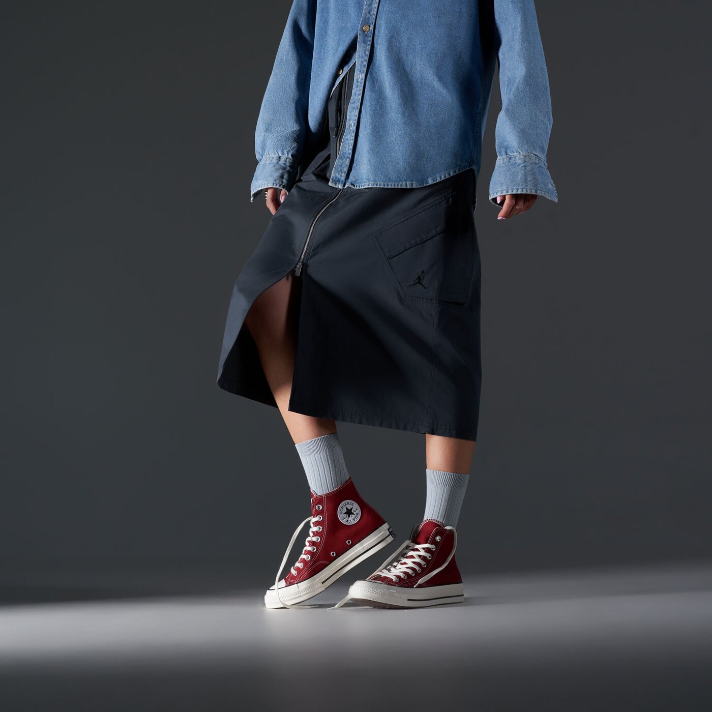 Дамски маратонки CONVERSE CHUCK 70 a10523c цвят бордо