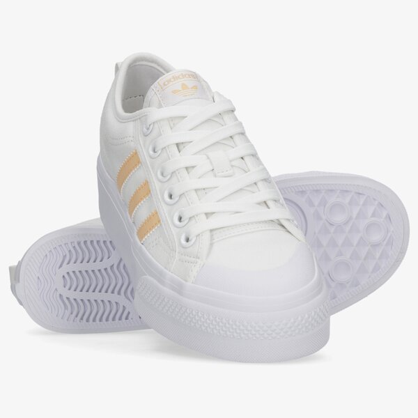 Дамски маратонки ADIDAS NIZZA PLATFORM W gx6224 цвят бял