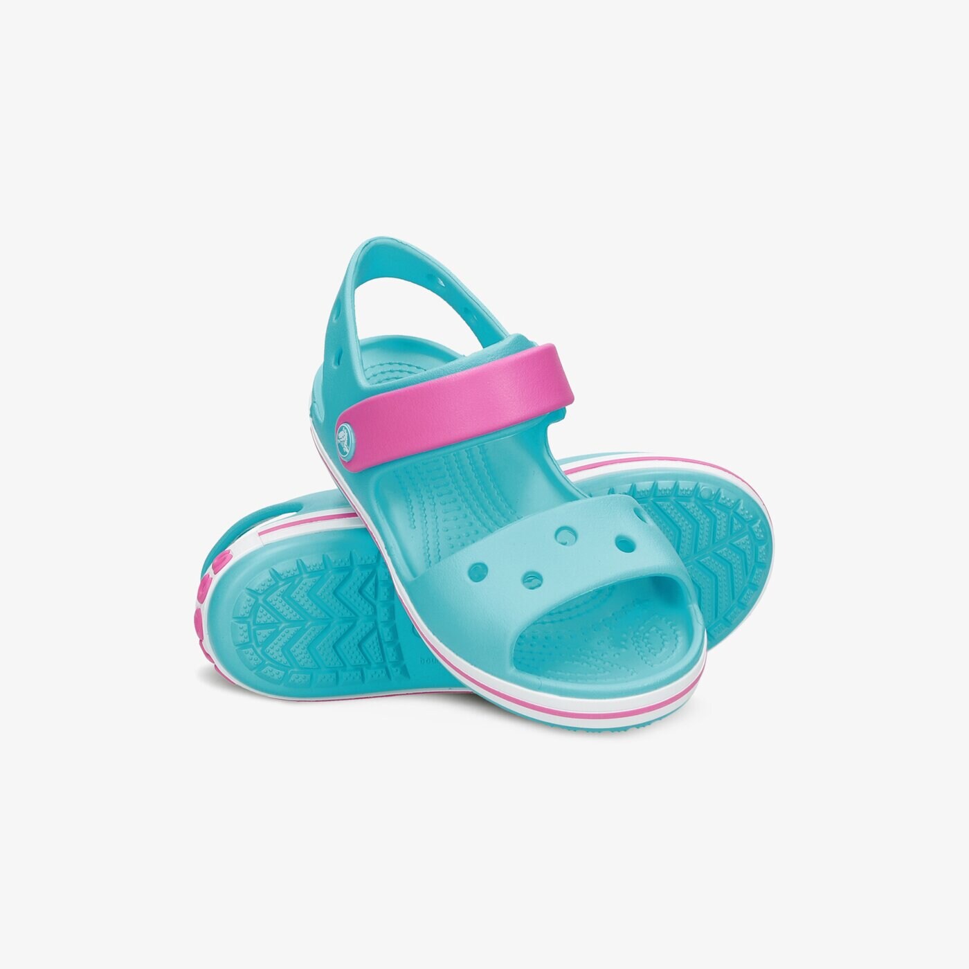 Детски чехли и сандали CROCS CROCBAND SANDAL KIDS 128564sli цвят син