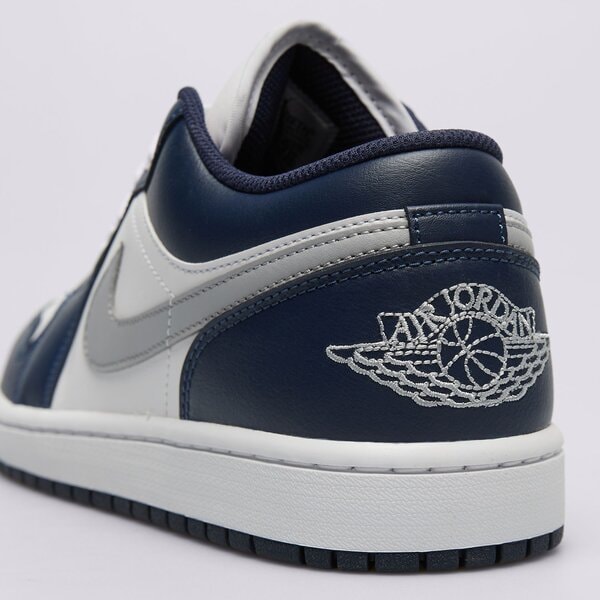 Мъжки маратонки AIR JORDAN 1 LOW  553558-141 цвят тъмносин