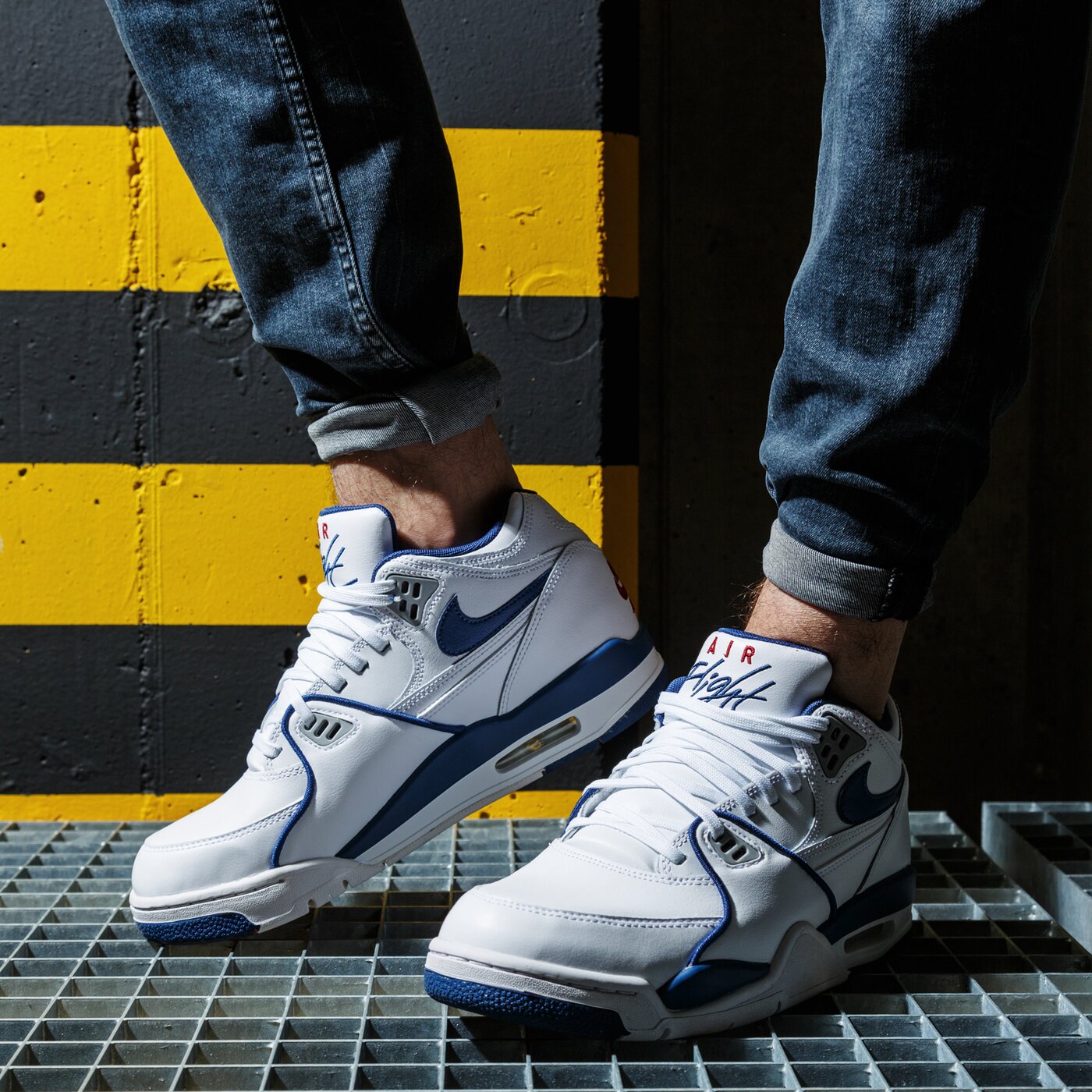 Мъжки маратонки NIKE AIR FLIGHT 89 cn5668-101 цвят бял