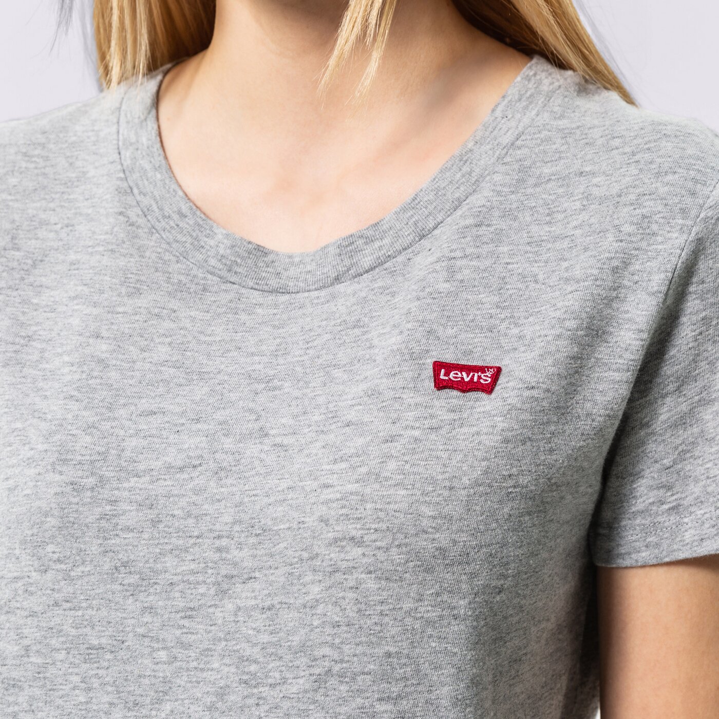 Дамска тениска LEVI'S ТЕНИСКА PERFECT TEE 39185-0143 цвят сив