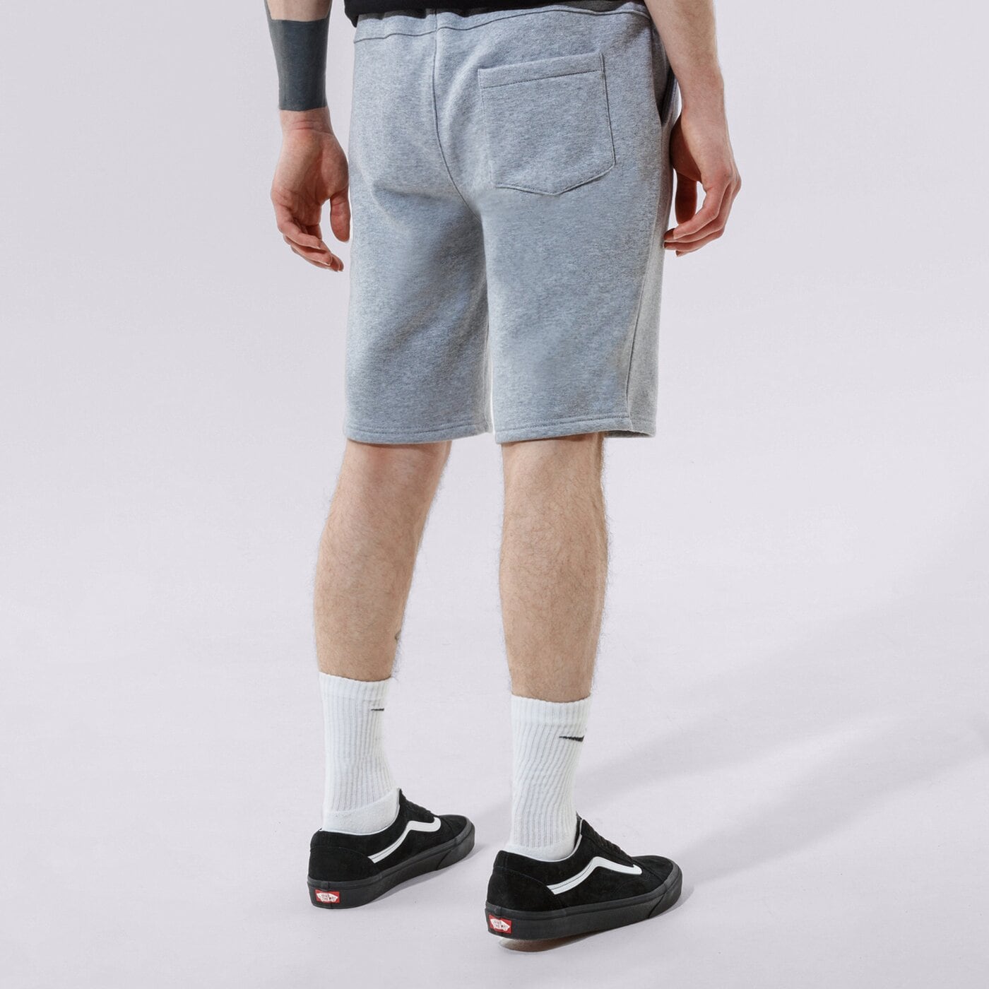 Мъжки къси панталони CONFRONT ШОРТИ BASIC SHORTS GRY cf121szm15002 цвят сив