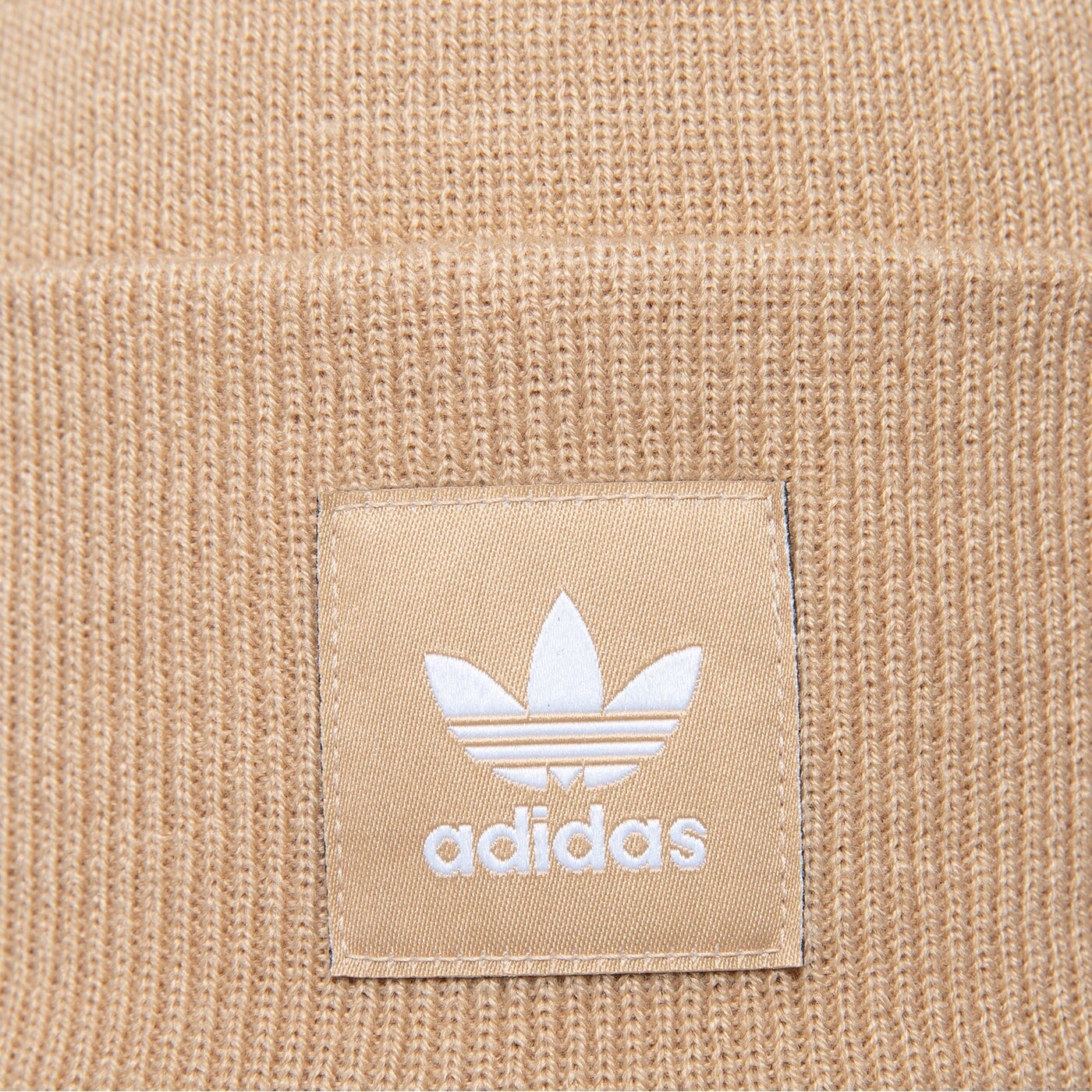 Дамска зимна шапка ADIDAS ШАПКА AC CUFF KNIT ht1135 цвят бежов