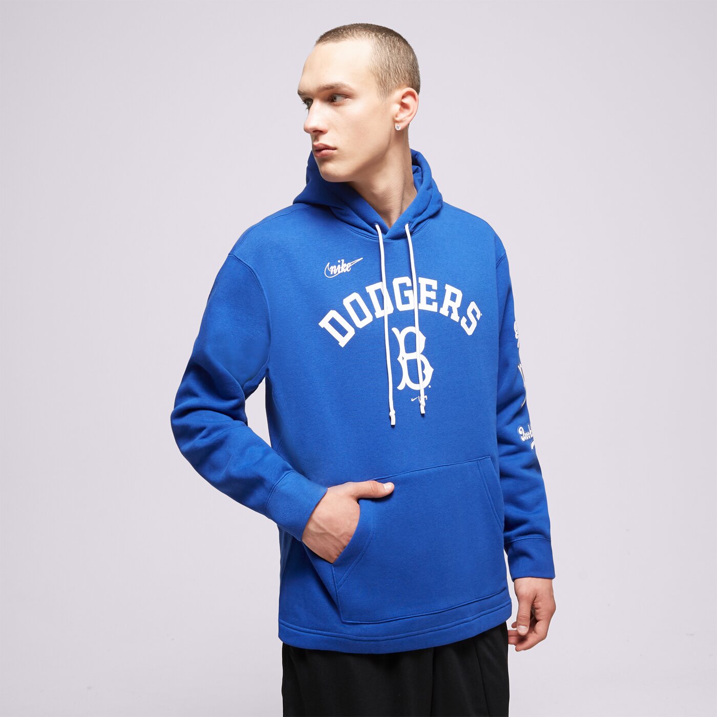 Мъжки суичър NIKE СУИТЧЪР С КАЧУЛКА BROOKLYN DODGERS MLB nkmz-4ew-kb-0qe цвят син
