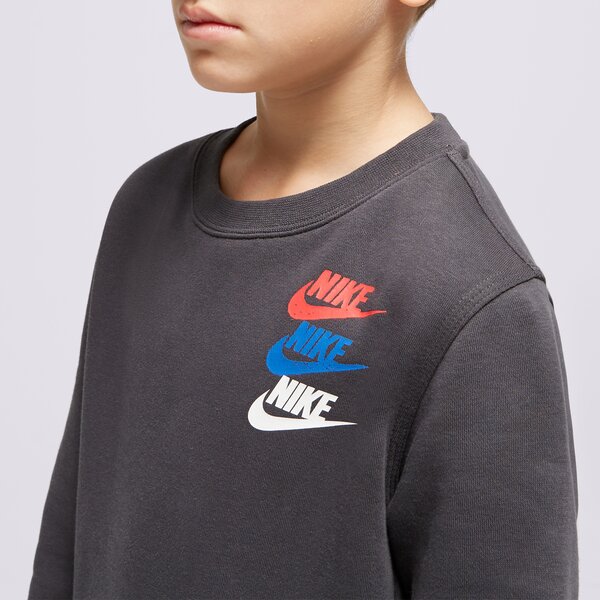 Детски суичър NIKE СУИТЧЪР B NSW SI FLC CREW BB BOY fd1199-070 цвят черен