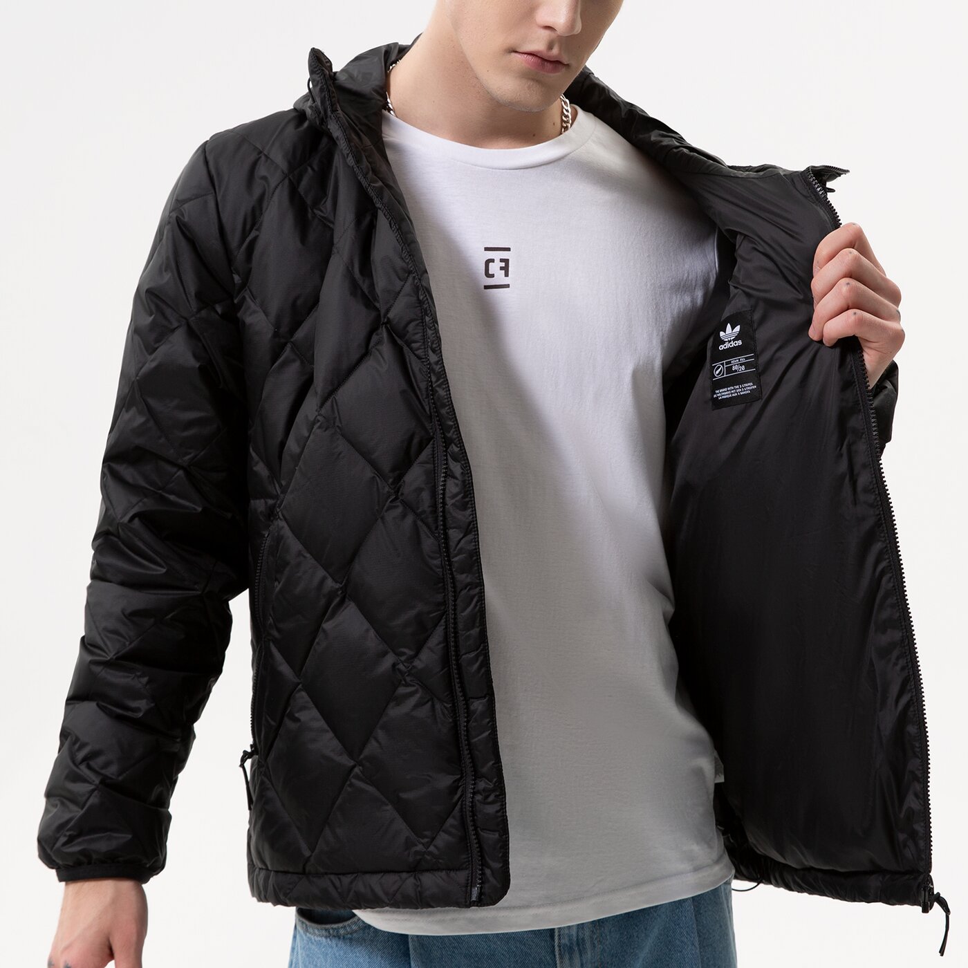 Мъжко зимно яке ADIDAS ЯКЕ ЗИМНО DOWN QUILT PUFF hl9205 цвят черен