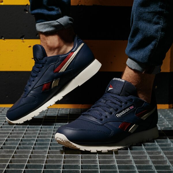 Мъжки маратонки REEBOK CL LTHR  fv6365 цвят тъмносин