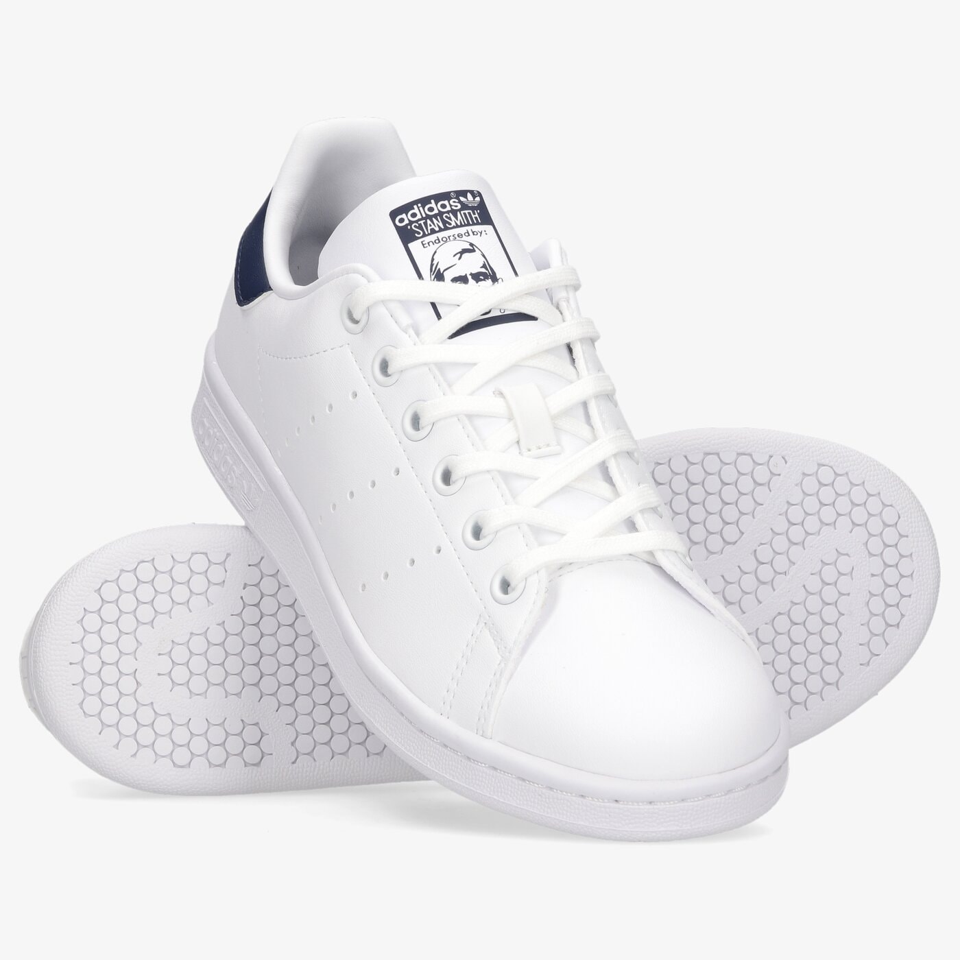 Детски маратонки ADIDAS STANSMITHJ h68621 цвят бял