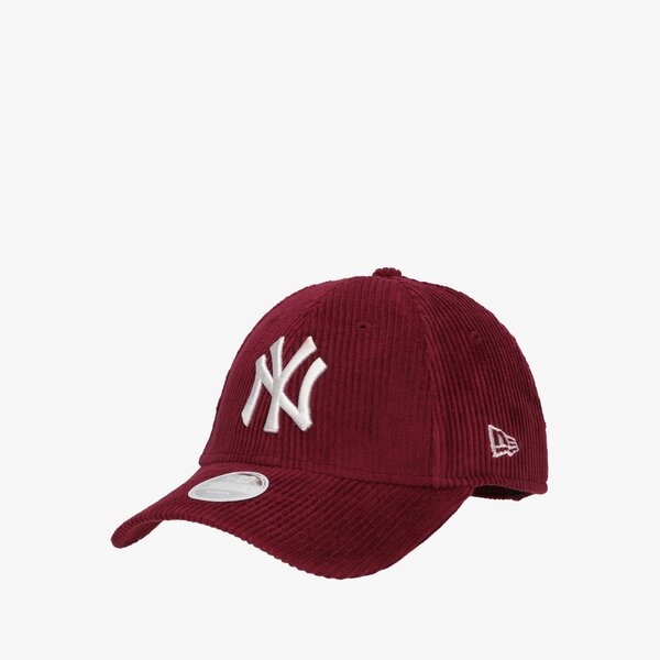 Дамска шапка с козирка NEW ERA ШАПКА WMNS FASHION CORD 940 NYY PNK NEW YORK YANKEES 60184839 цвят бордо