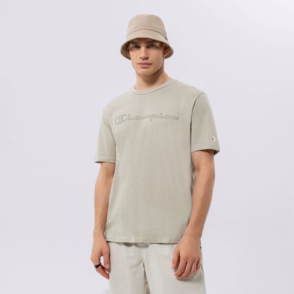 Мъжка тениска CHAMPION ТЕНИСКА CREWNECK ТЕНИСКА 218284es066 цвят сив