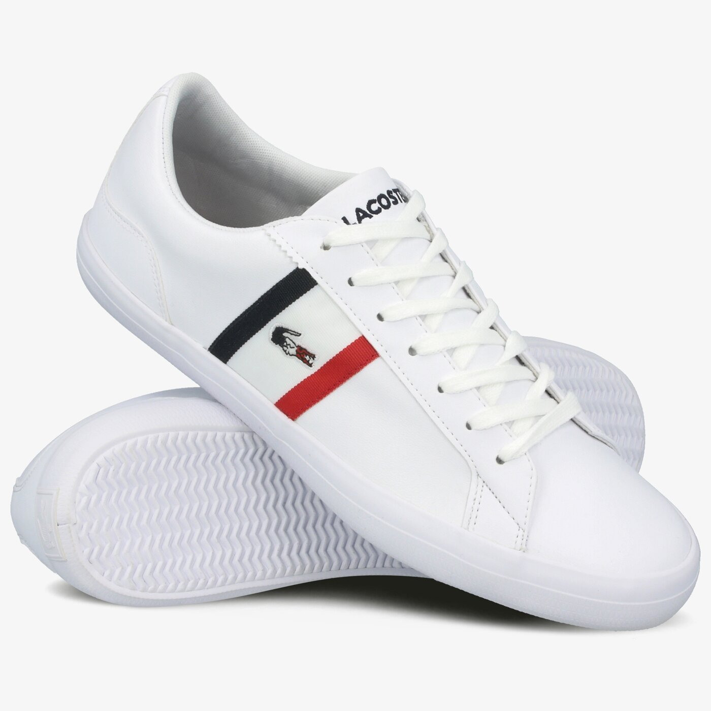 Мъжки маратонки LACOSTE LEROND TRI 1 739cma0044407 цвят бял