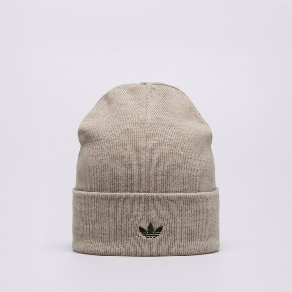 Дамска зимна шапка ADIDAS ШАПКА ADICOLOR CUFF B jw1116 цвят сив