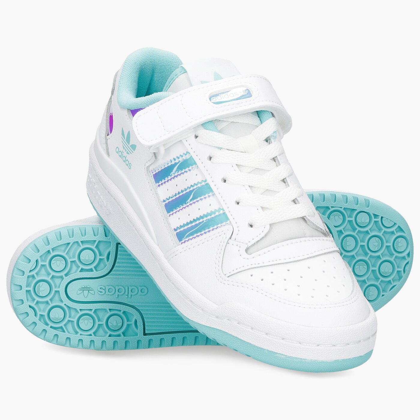 Детски маратонки ADIDAS FORUM J IRIDESCENT gz8963 цвят бял