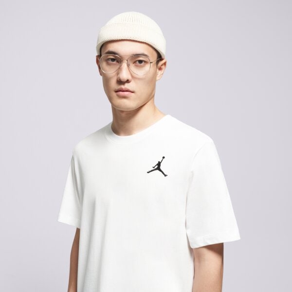 Мъжка тениска JORDAN ТЕНИСКА M J JUMPMAN EMB SS CREW dc7485-100 цвят бял
