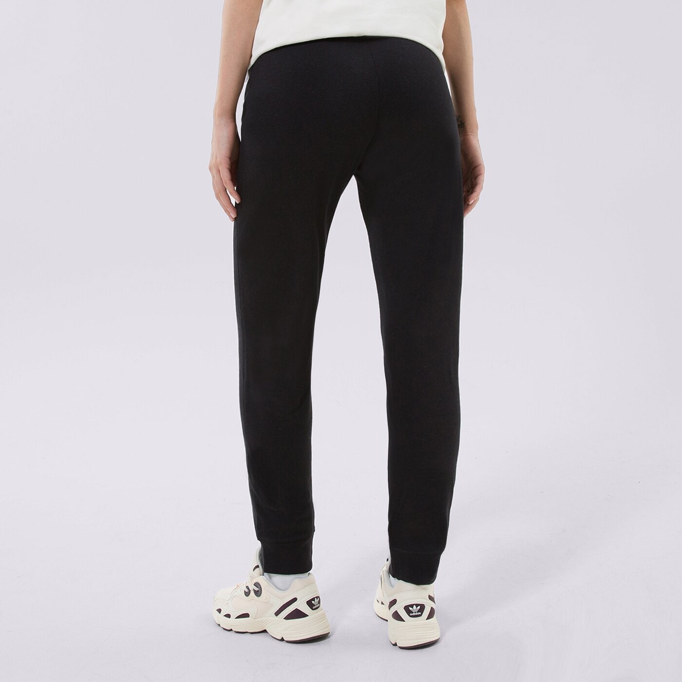 Дамски панталони CHAMPION ПАНТАЛОНИ RIB CUFF PANTS 114907kk001 цвят черен