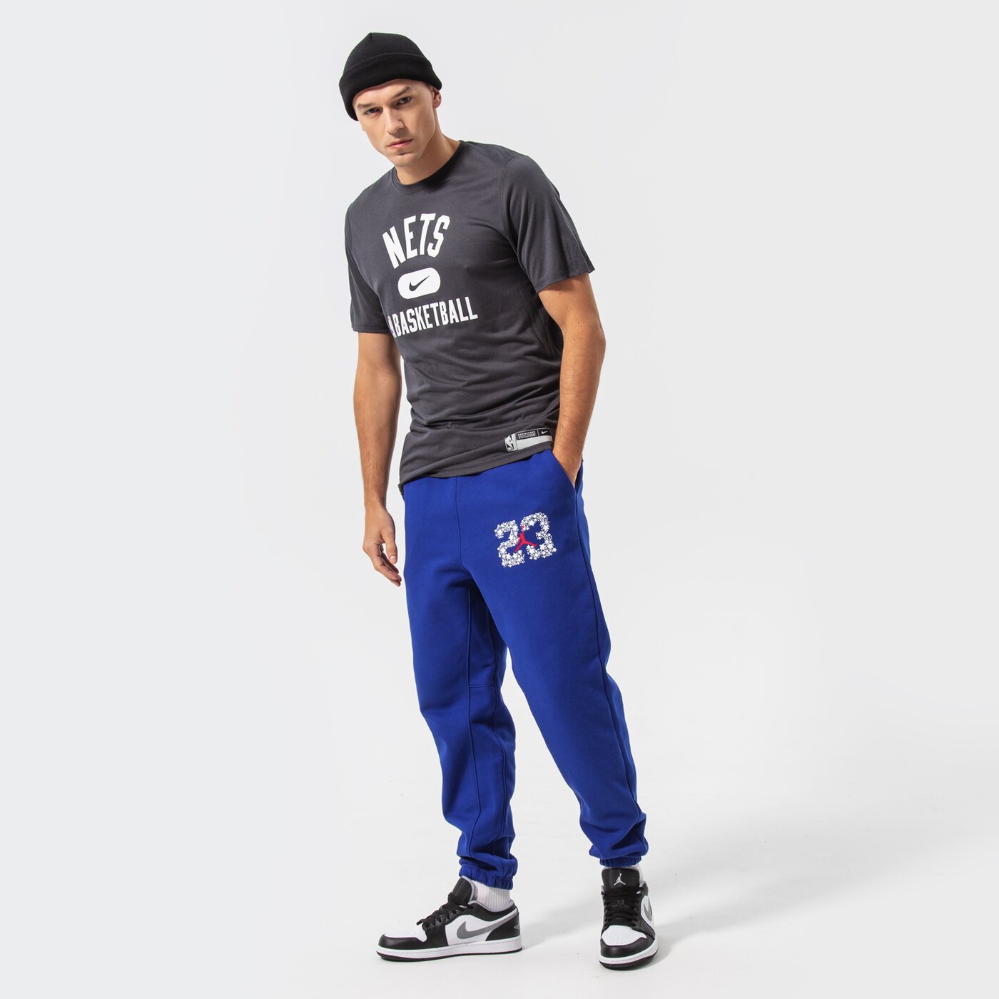 Мъжка тениска NIKE ТЕНИСКА BKN M NK DF ES PRT GPX SS TEE NBA da5913-060 цвят черен