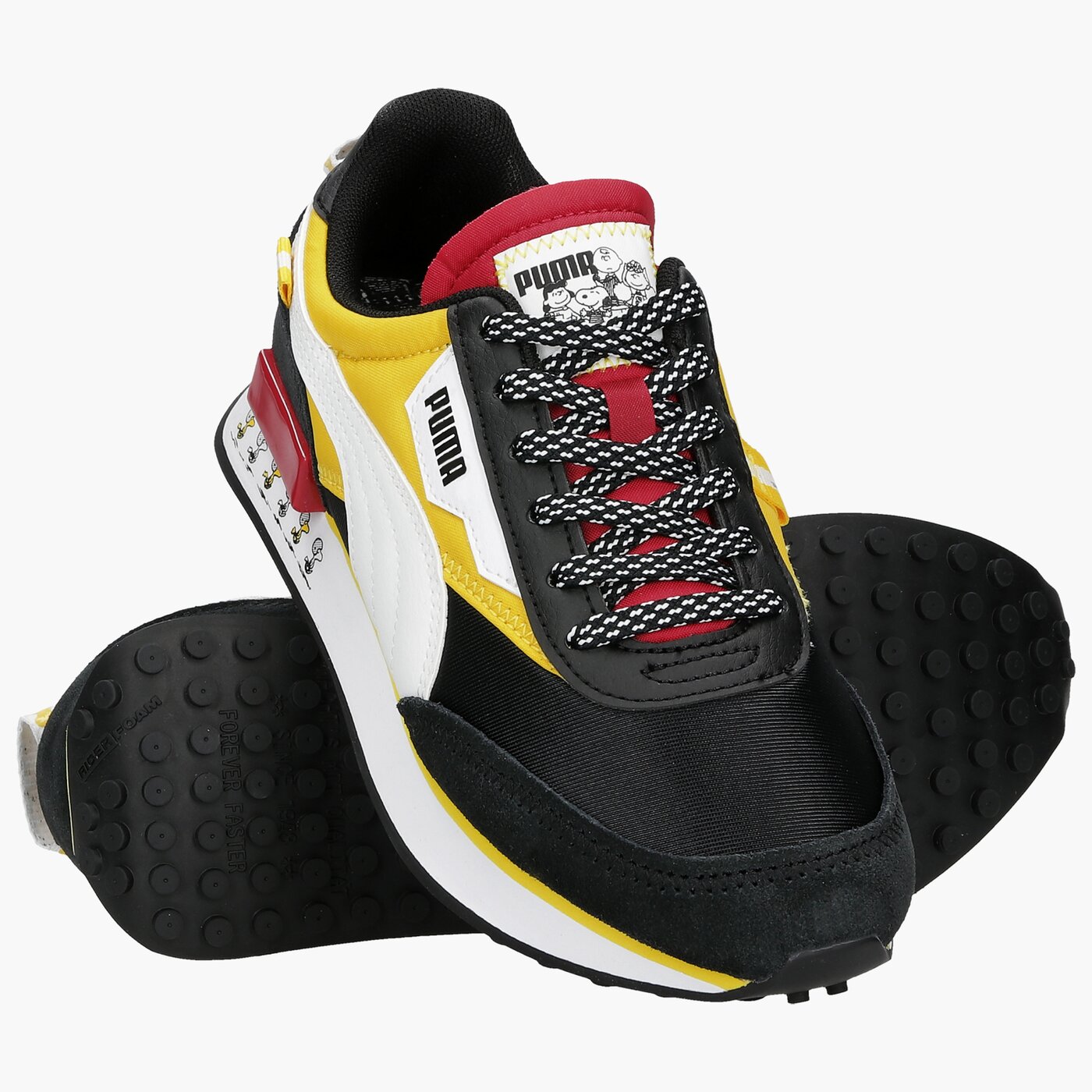 Детски маратонки PUMA PEANUTS FUTURE RIDER JR 38192201 цвят черен