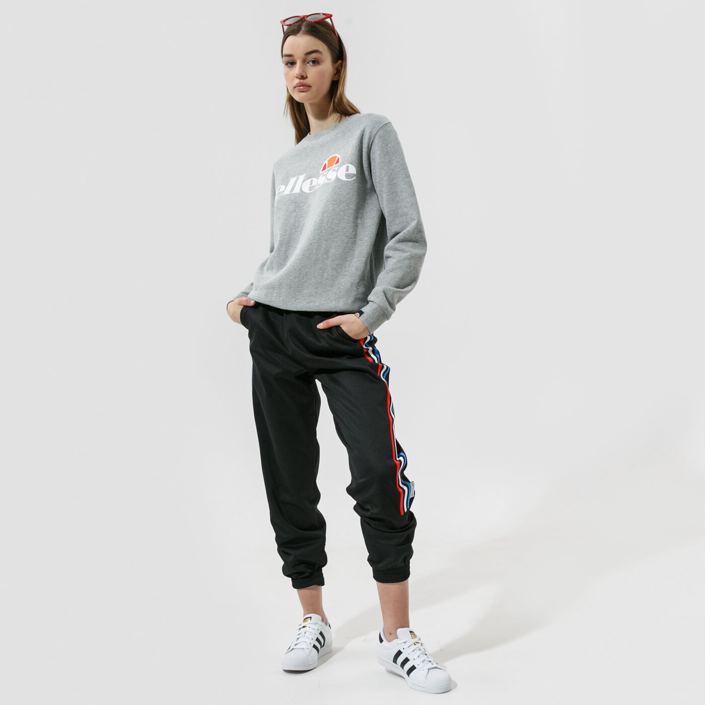 Дамски суичър ELLESSE СУИТЧЪР AGATA GREY sgs03238112 цвят сив