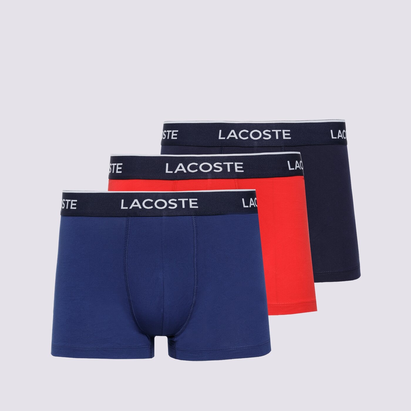 Мъжки боксерки LACOSTE БОКСЕРКИ LACOSTE 3 PACK BOXER SHORTS 5h3389.w64 цвят многоцветен