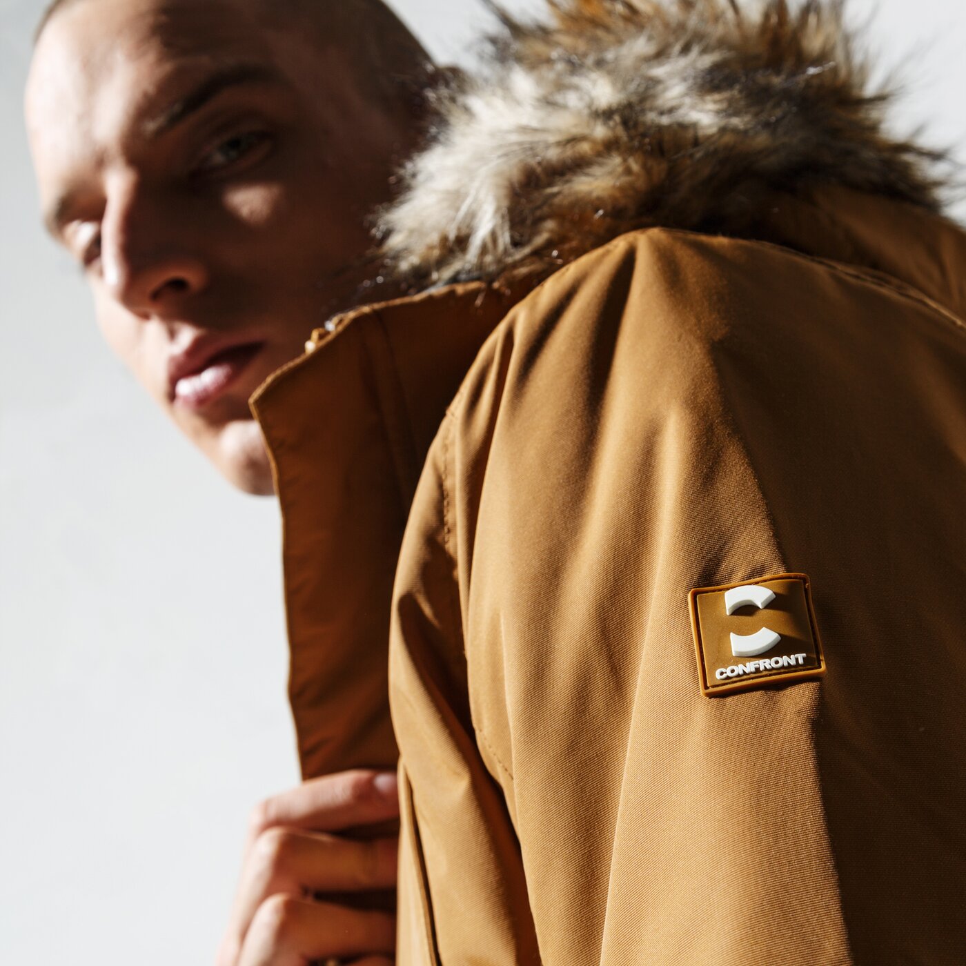 Мъжко зимно яке CONFRONT ЯКЕ HATTARD cfv39kum01002 цвят кафяв