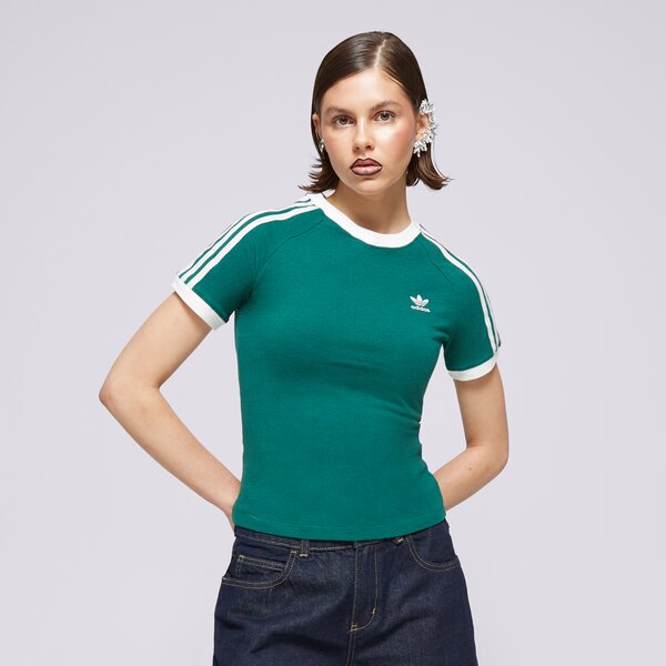 Дамска тениска ADIDAS ТЕНИСКА 3 S RGLN TEE ir8110 цвят зелен