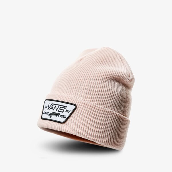 Дамска зимна шапка VANS ЗИМНА ШАПКА MILFORD BEANIE vn000uouxzv1 цвят розов