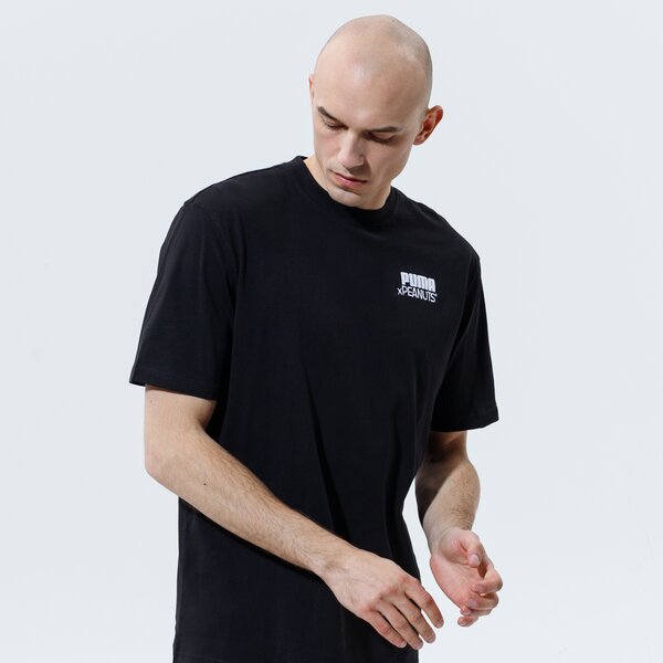 Мъжка тениска PUMA ТЕНИСКА PUMA X PEANUTS TEE 53061601 цвят черен