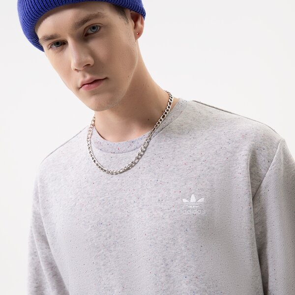 Мъжки суичър ADIDAS СУИТЧЪР ESS+ SUST CREW hk2920 цвят сив
