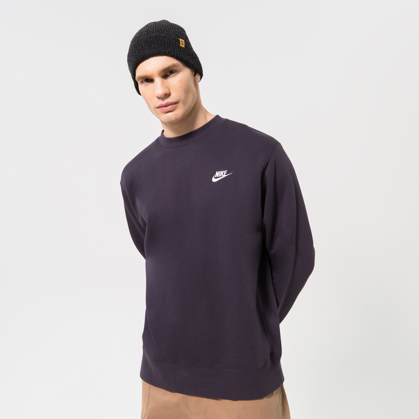 Мъжки суичър NIKE СУИТЧЪР SPORTSWEAR CLUB FLEECE bv2662-540 цвят виолетов