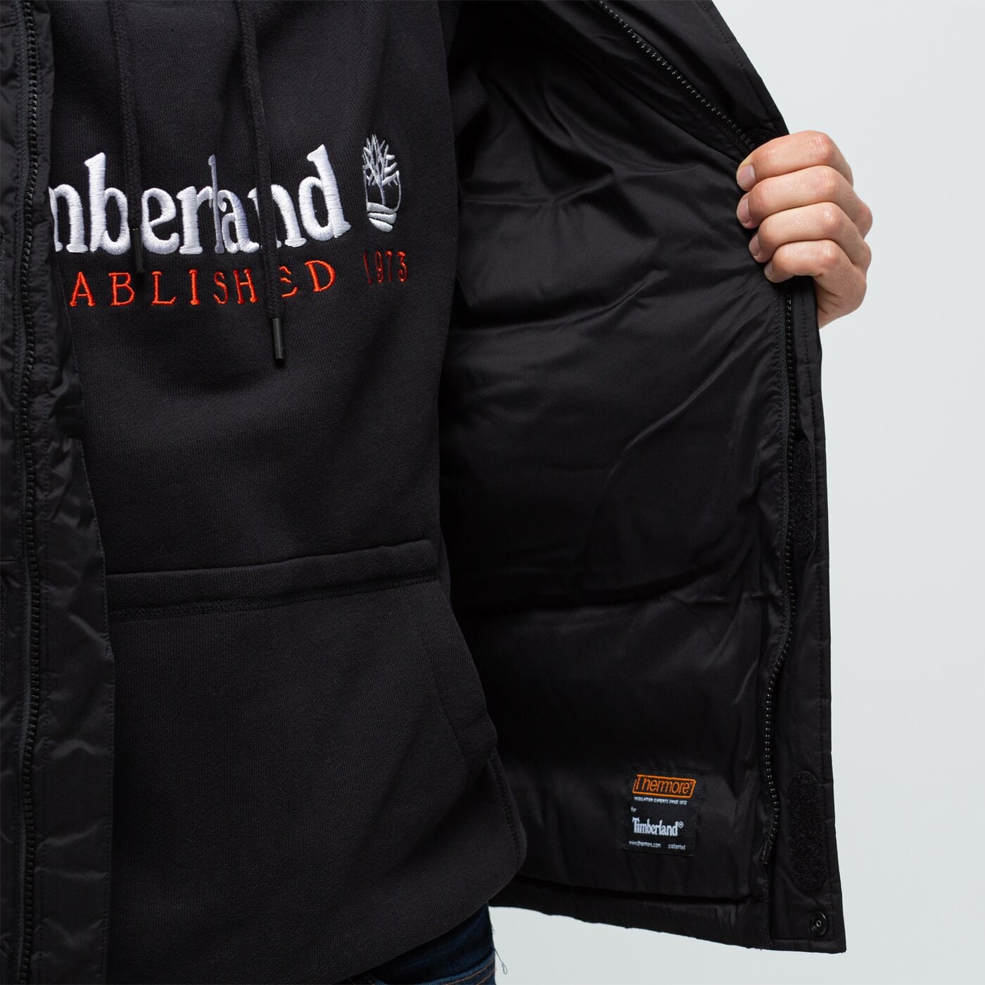 Мъжко зимно яке TIMBERLAND ЯКЕ OUTDOOR ARCHIVE PUFFER JACKET tb0a1wyy0011 цвят черен