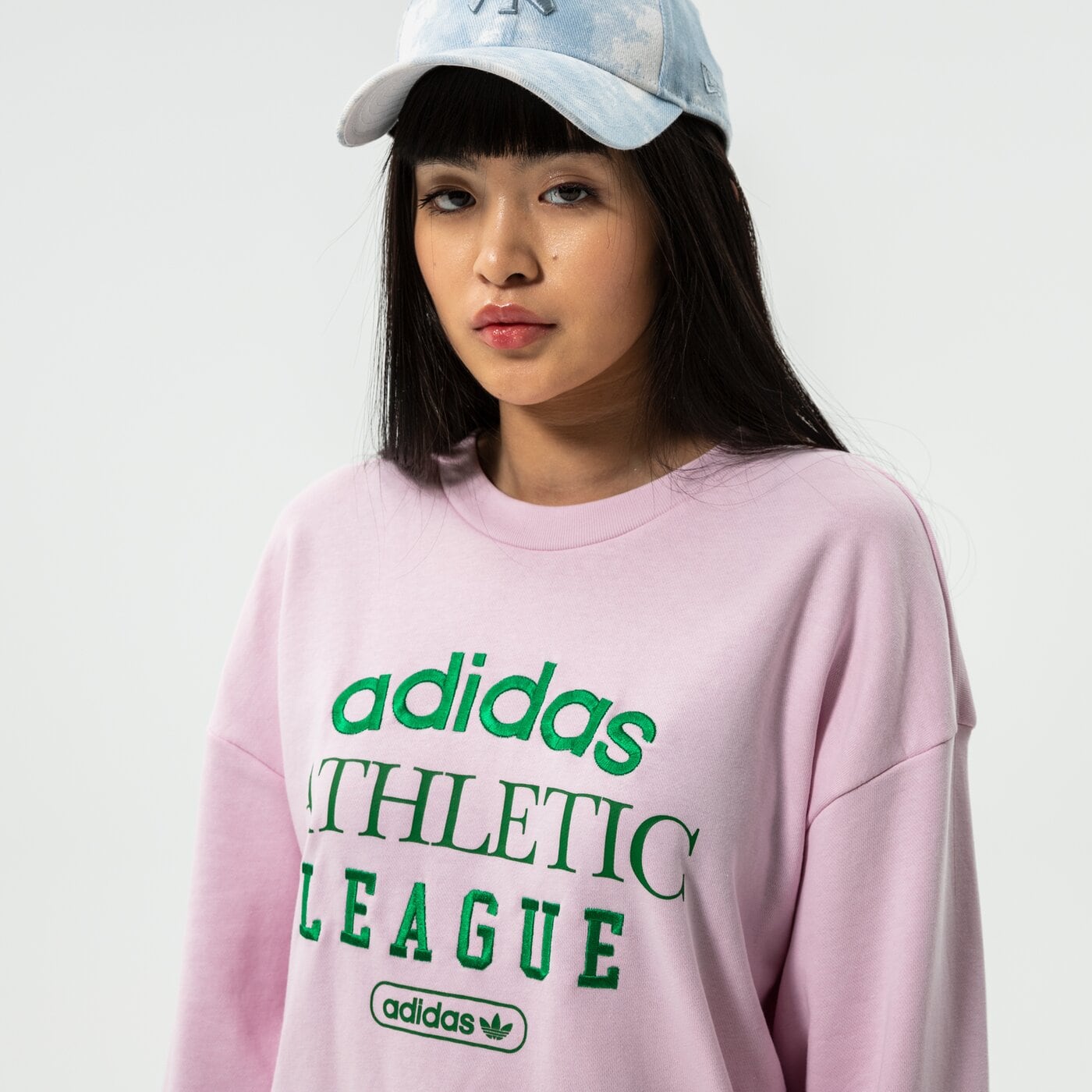 Дамски суичър ADIDAS СУИТЧЪР CREW hl0043 цвят розов