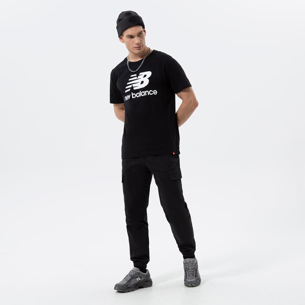 Мъжка тениска NEW BALANCE ТЕНИСКА ESSENTIALS STACKED LOGO TEE mt01575bk цвят черен