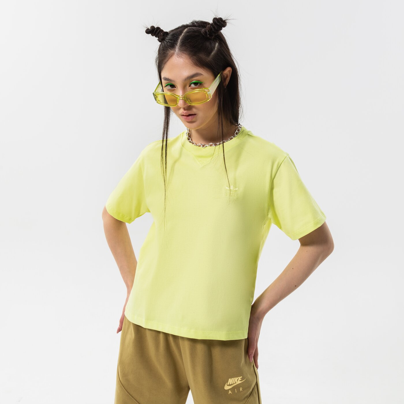 Дамска тениска ADIDAS ТЕНИСКА TEE he6891 цвят жълт