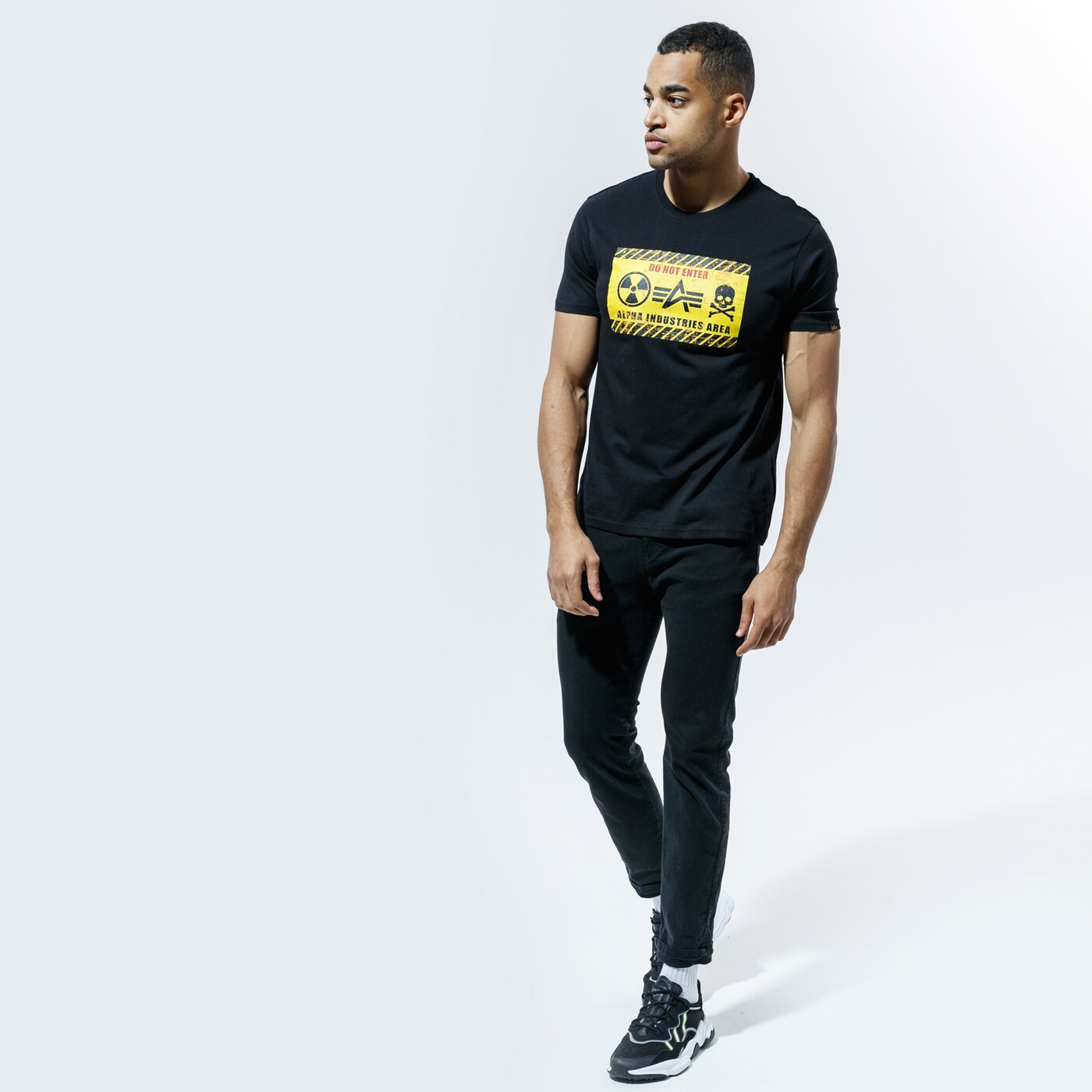 Мъжка тениска ALPHA INDUSTRIES ТЕНИСКА RADIOACTIVE T 12852203 цвят черен