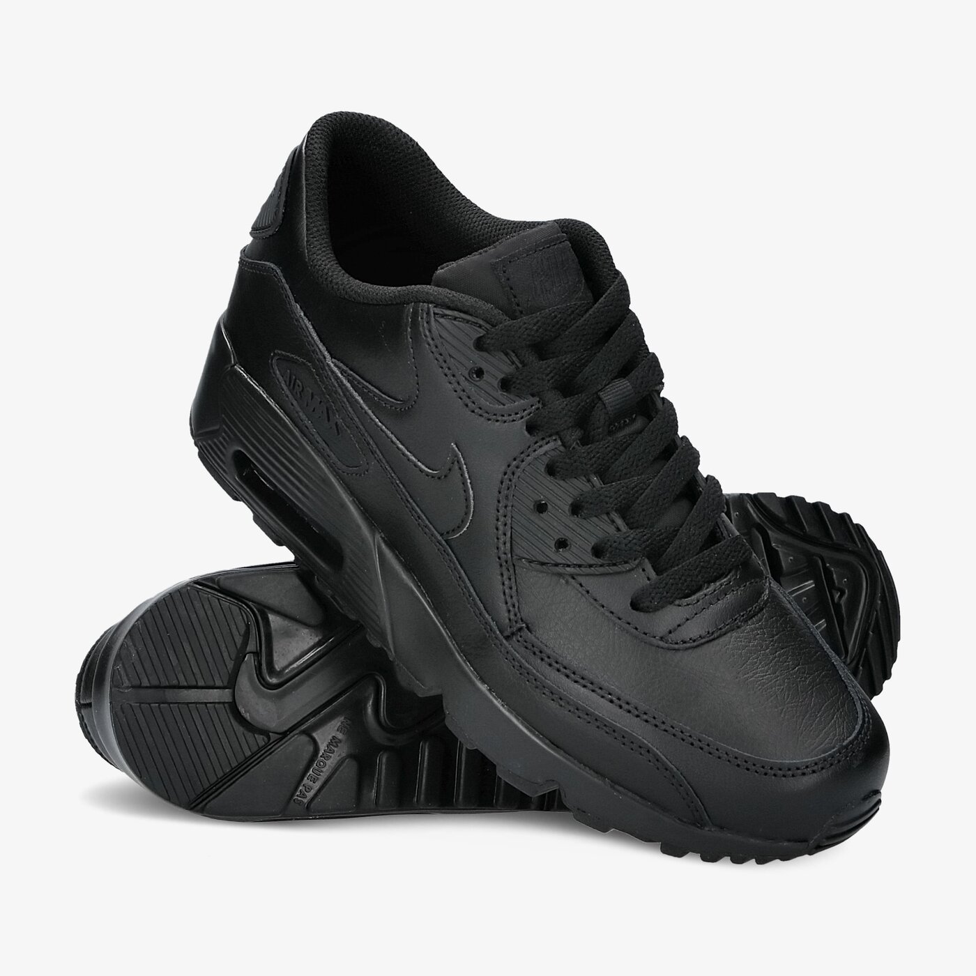 Детски маратонки NIKE AIR MAX 90 LEATHER (GS) 833412-001 цвят черен