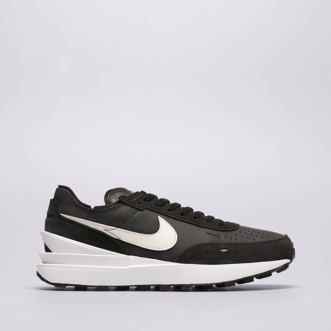 Мъжки маратонки NIKE WAFFLE ONE LEATHER dx9428-001 цвят черен