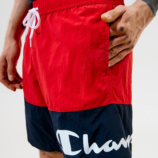 Мъжки къси панталони CHAMPION ШОРТИ BEACHSHORT 216070rs046 цвят червен