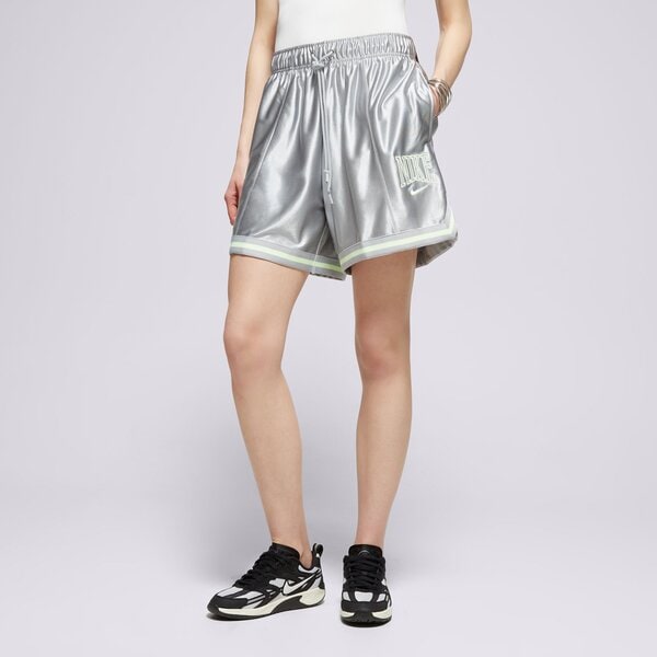 Дамски къси панталони NIKE ШОРТИ W NSW STREET 6" SATIN GX SHRT hj0163-077 цвят сребърен