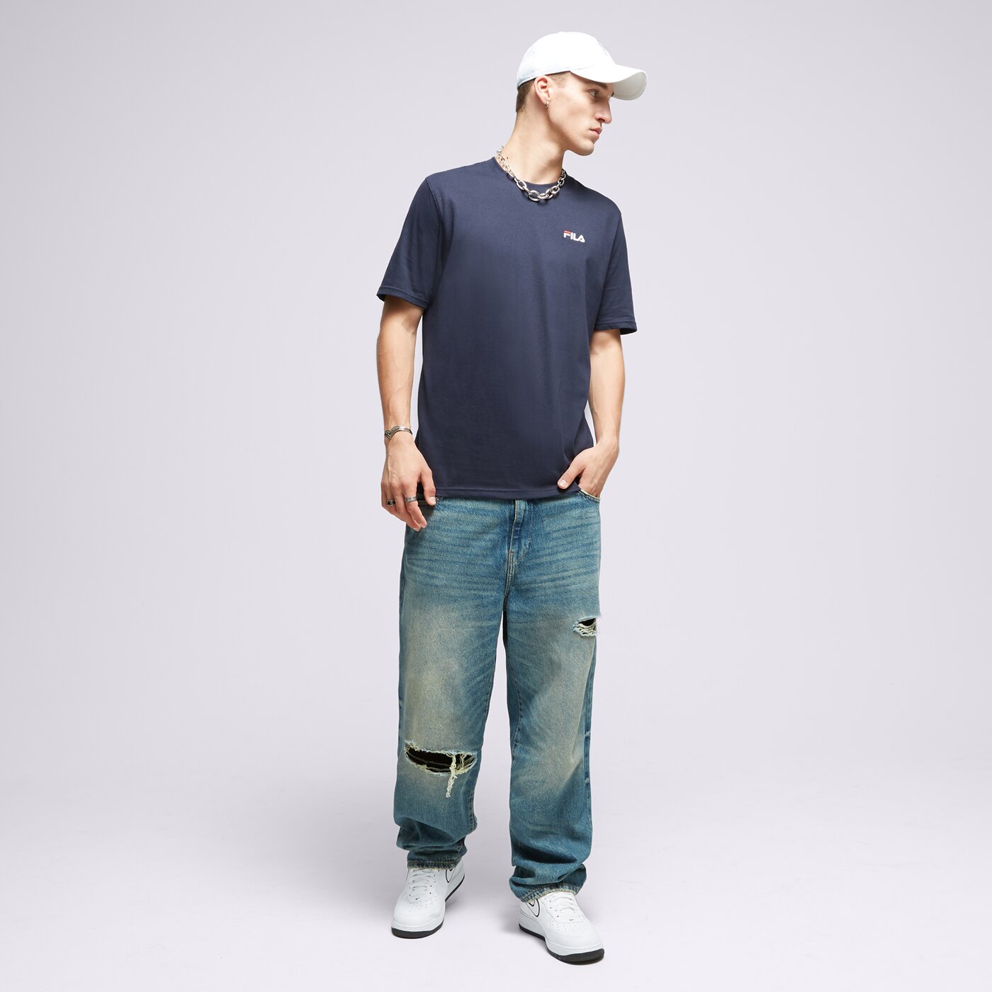 Мъжка тениска FILA ТЕНИСКА DRINGO ss23spm229.410 цвят тъмносин