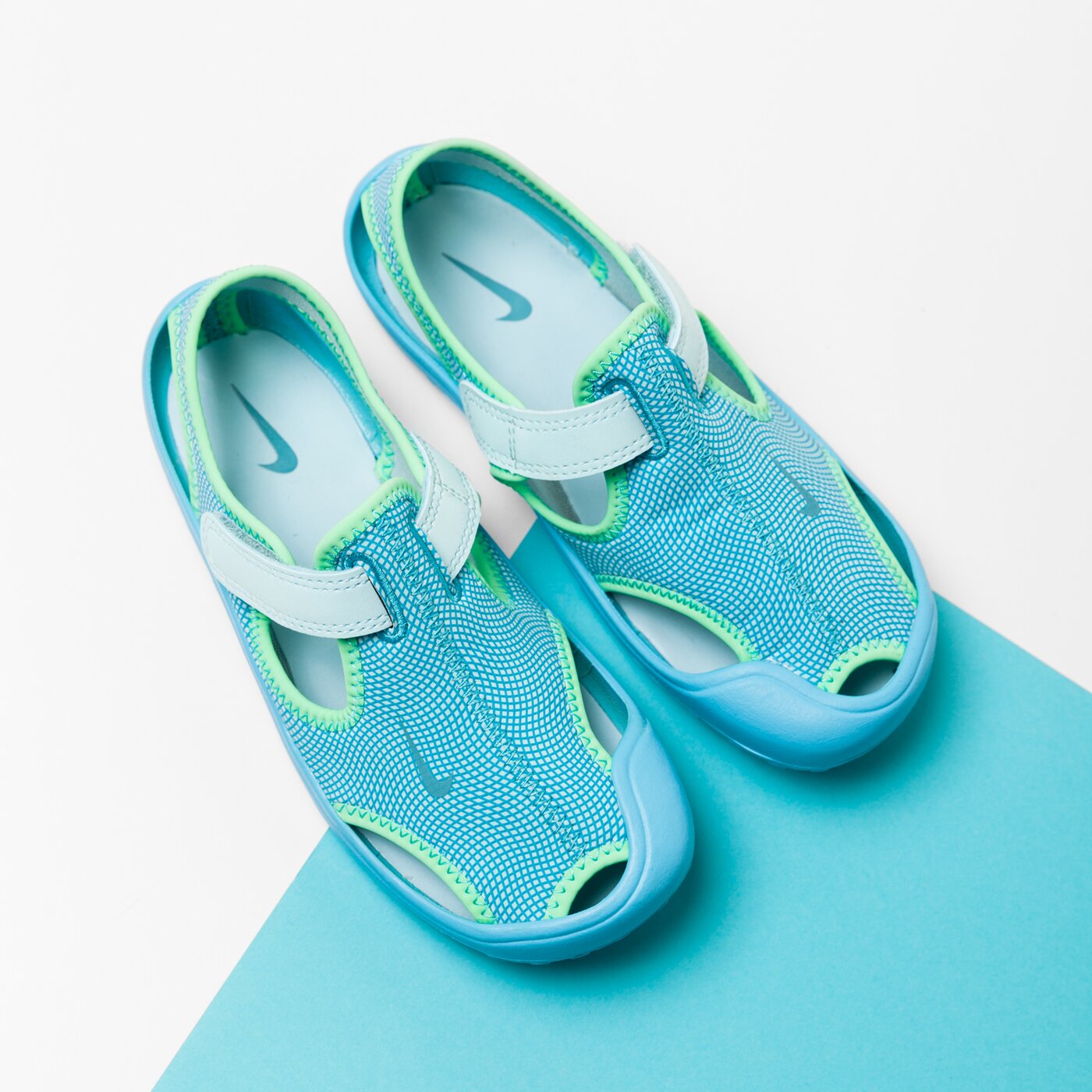 Детски чехли и сандали NIKE SUNRAY PROTECT (PS) 903633-400 цвят син