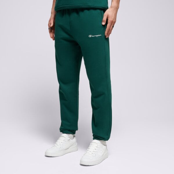 Мъжки панталони CHAMPION ПАНТАЛОНИ ELASTIC CUFF PANTS 221800gs584 цвят зелен