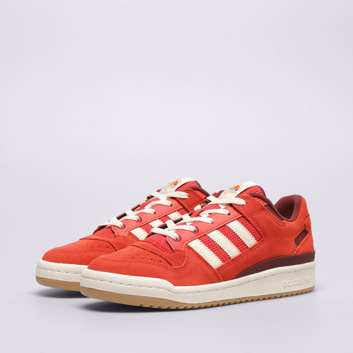 Мъжки маратонки ADIDAS FORUM LOW ie7176 цвят червен