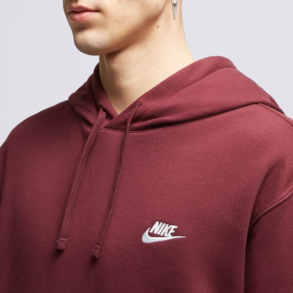 Мъжки суичър NIKE СУИТЧЪР SPORTSWEAR CLUB FLEECE  bv2654-681 цвят бордо