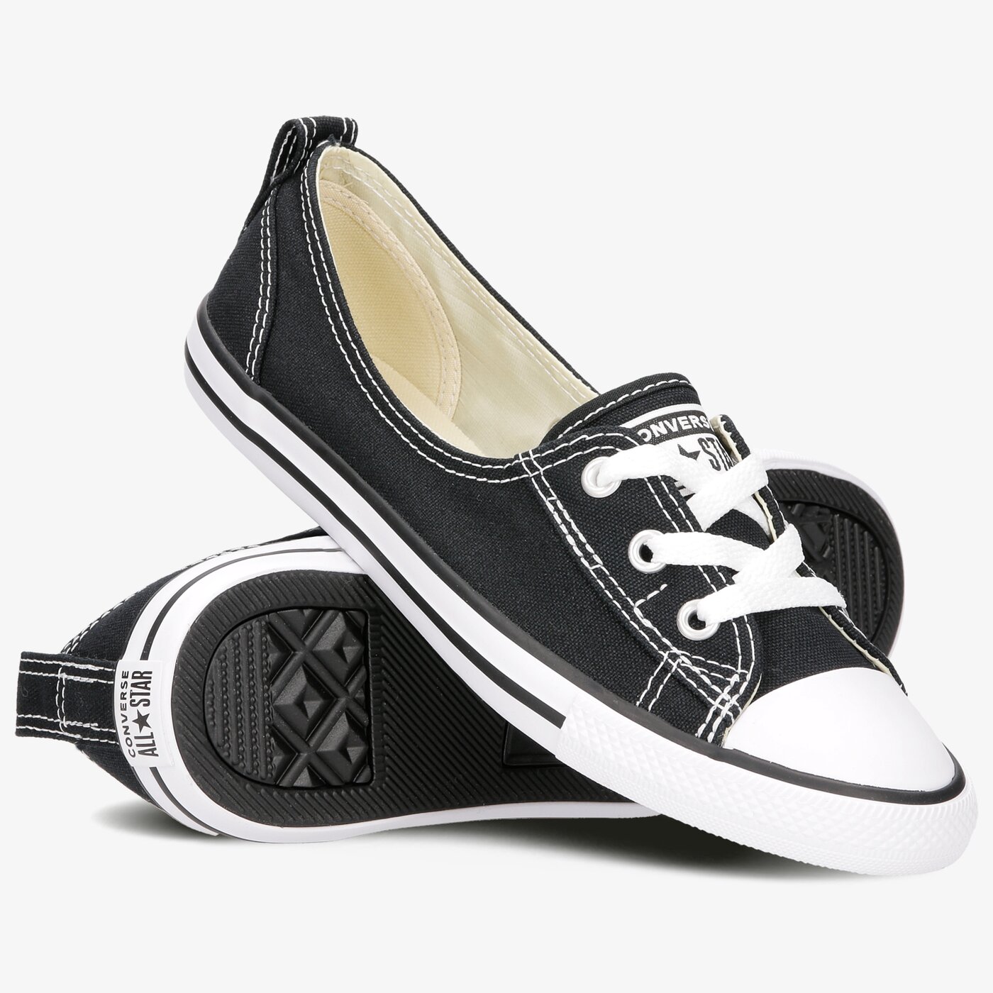 Дамски маратонки CONVERSE CHUCK TAYLOR ALL STAR BALLET LACE 547162c цвят черен