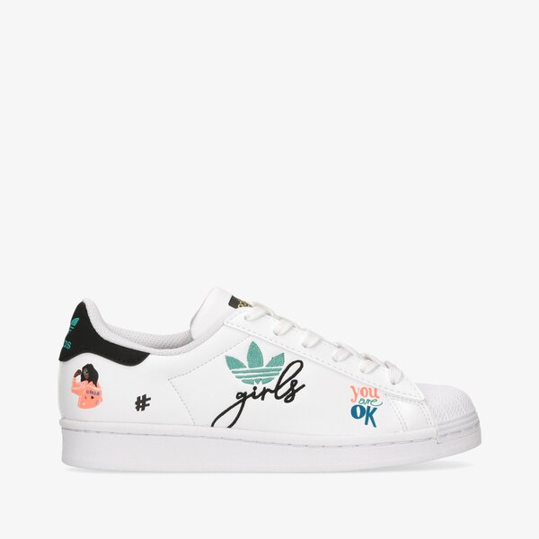 Детски маратонки ADIDAS SUPERSTAR PURE J h03995 цвят бял