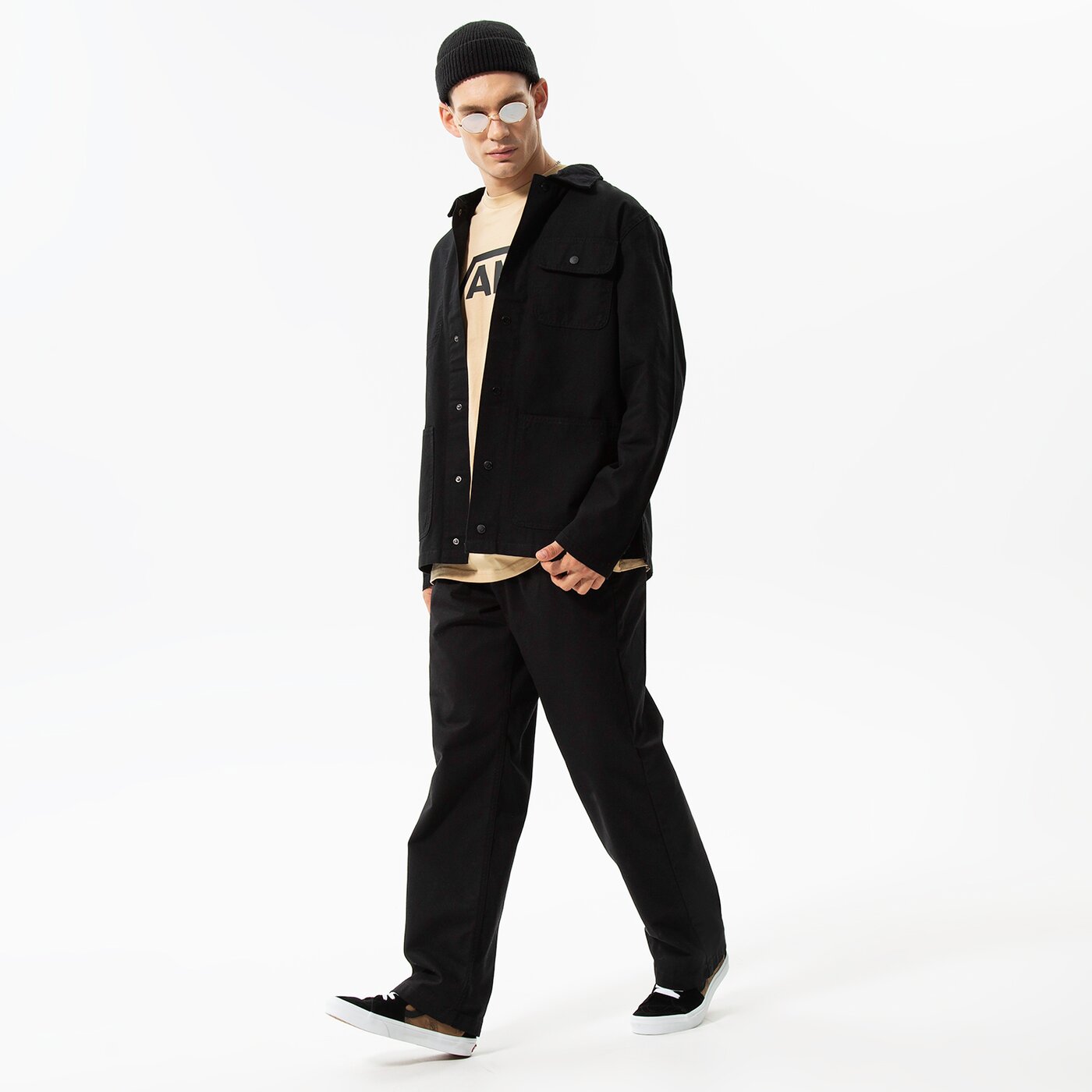 Мъжка тениска VANS ТЕНИСКА VANS CLASSIC vn000gggy971 цвят бежов