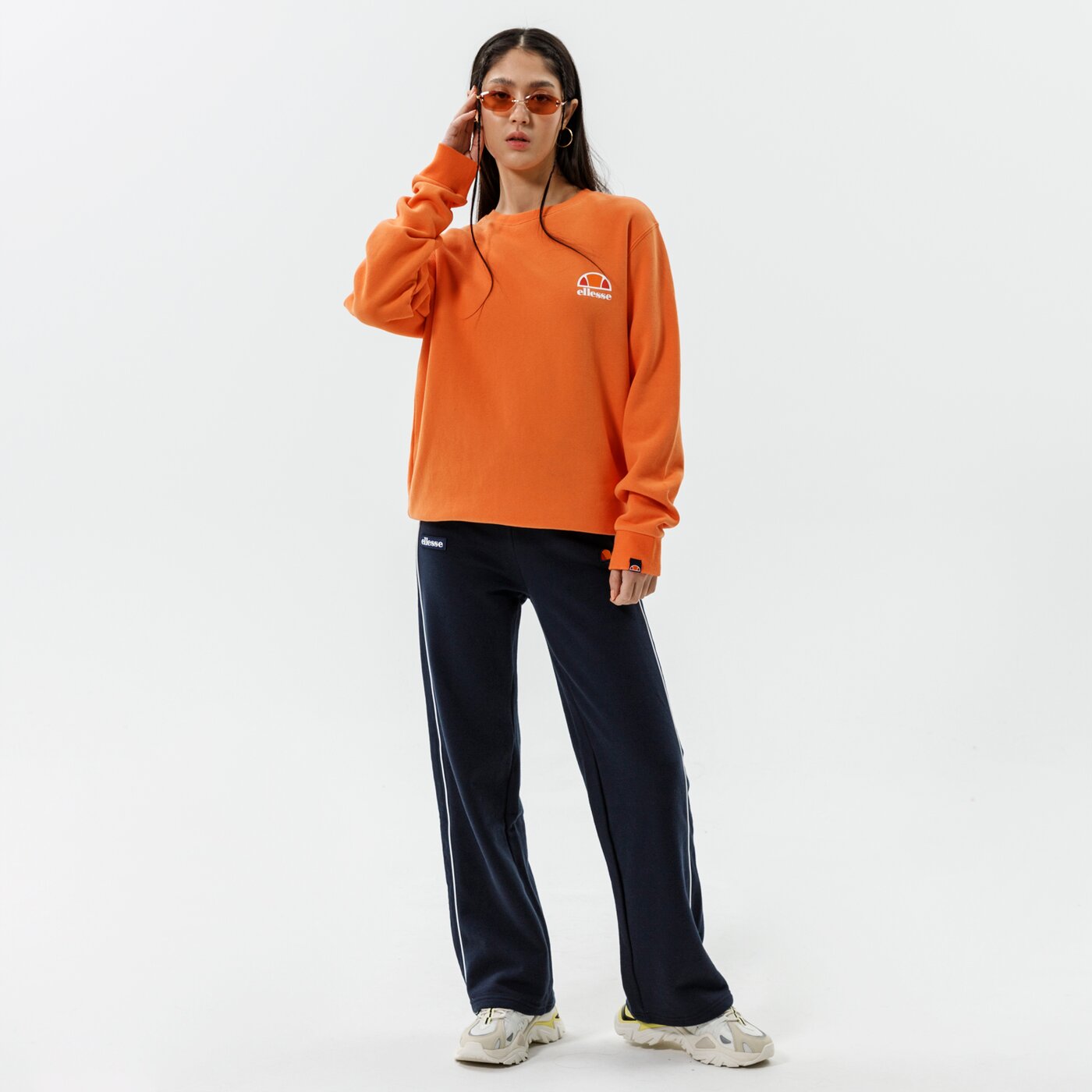 Дамски суичър ELLESSE СУИТЧЪР HAVERFORD SWEATSHIRT ORNG sgi07484704 цвят оранжев