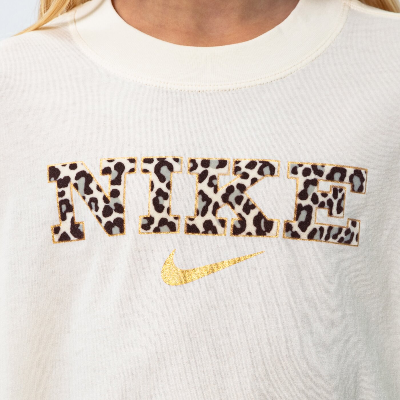 Детска тениска NIKE ТЕНИСКА G NSW TEE BOXY GIRL dm3489-113 цвят бял